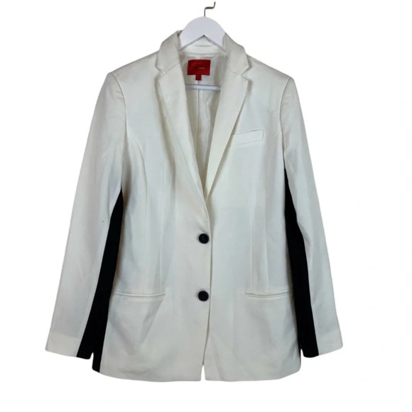 New Narciso Rodriguez For Design Nation White Black Blazer Fall Holiday Attire - Picture 4 of 16
